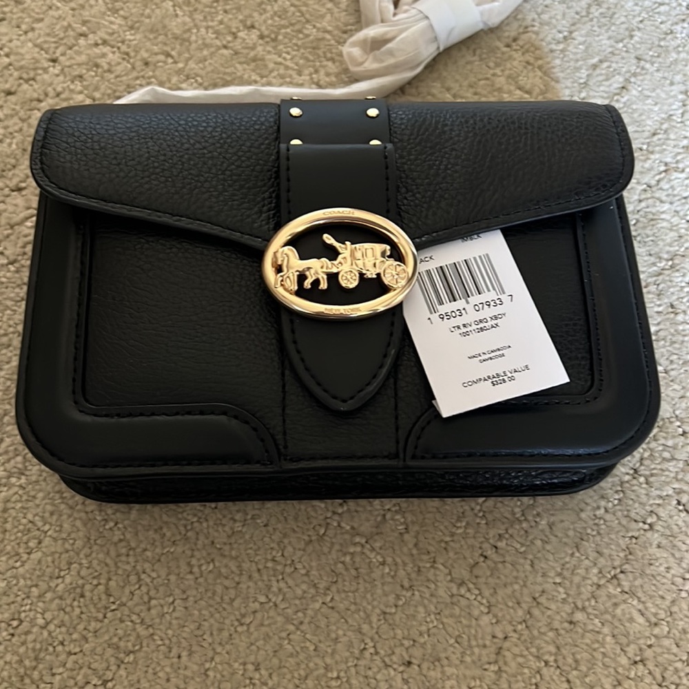 Coach Georgie Crossbody With Rivets -  - 100% authentic!!